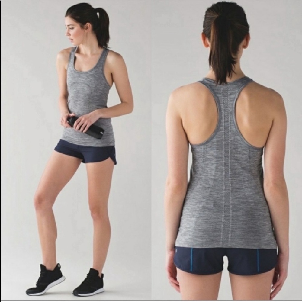 Lululemon Grey Swiftly Tank Top Size‎ 6